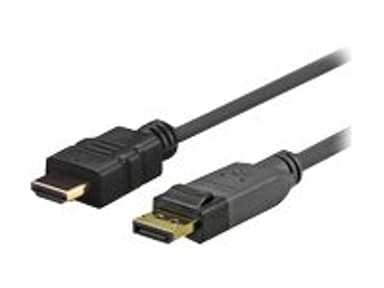 Vivolink Pro Displayport - HDMI 4K 5m 5m DisplayPort Uros HDMI Tyyppi A Uros