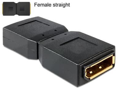 Delock Adapter Displayport female > Displayport female Gender Changer 