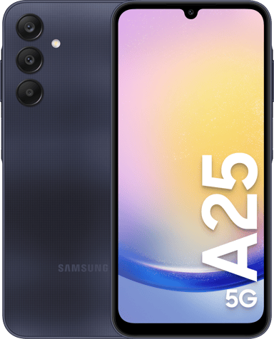 Samsung Galaxy A25 5G 128GB Dobbelt-SIM Svart