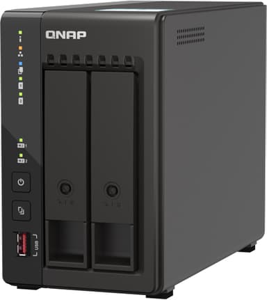 QNAP Ts-253e-8g 2-Bay Desktop Nas Cel J6412 8Gb 0TB NAS-server