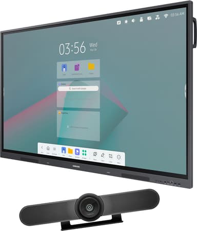 Samsung Interactive E-Board - 75" + Logitech MeetUp 4K Webcam Ultra-HD 