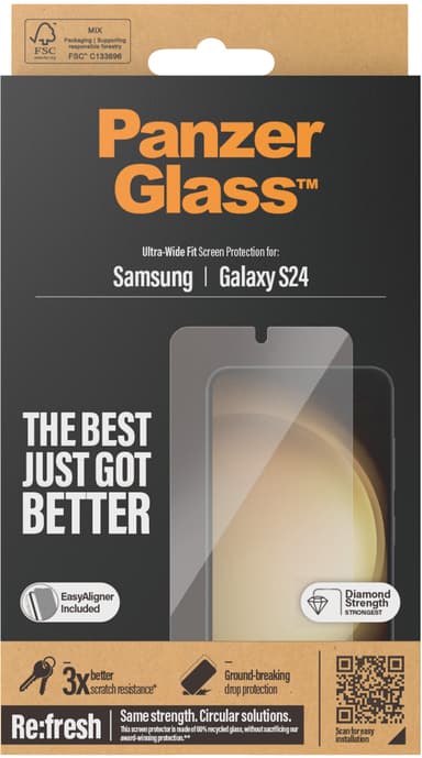 Panzerglass Ultra-Wide Fit Samsung Galaxy S24