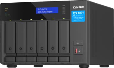 QNAP Tvs-h674-i3-16g 6-Bay Desktop Nas Ci3-12100 16Gb 0TB NAS-server
