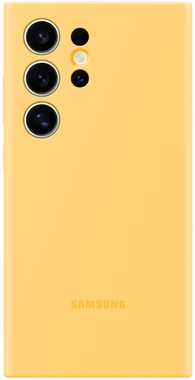 Samsung Silicone Case Samsung Galaxy S24 Ultra Keltainen