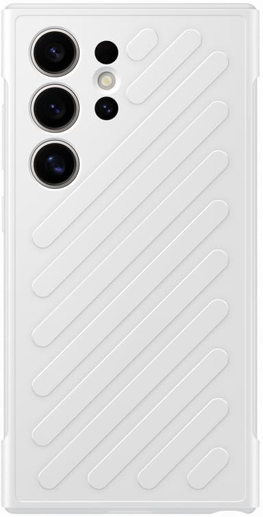 Samsung Shield Case Samsung Galaxy S24 Ultra Vaalean harmaa