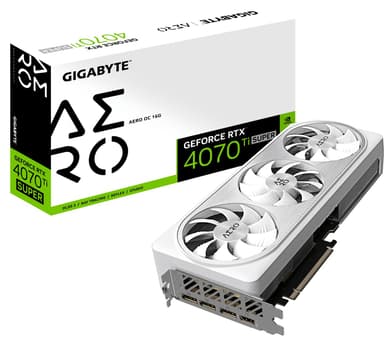 Gigabyte GeForce RTX 4070 TI Super Aero OC 16GB Näytönohjain