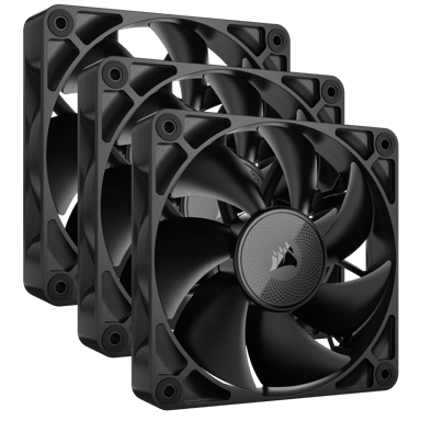 Corsair iCUE LINK RX120 Expansion Fan 3P Tuuletin Musta