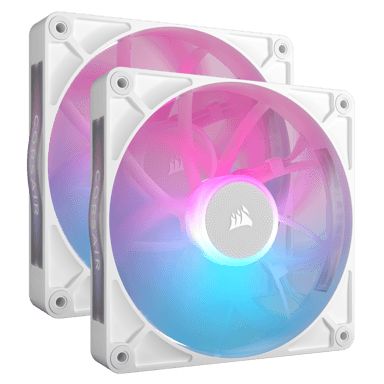 Corsair iCUE LINK RX140 RGB PWM Expansion Fan 2P Tuuletin Valkoinen