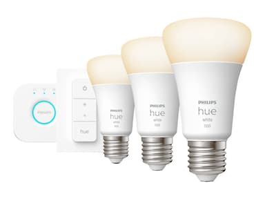 Philips Hue Startkit White 3 x E27 with remote 