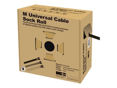 Multibrackets M Universal Cable Sock Roll 40 mm x 50 m - (Löytötuote luokka 2) 