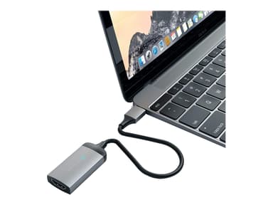 Satechi USB C - HDMI Adapter Grey USB-C Uros HDMI Naaras Harmaa