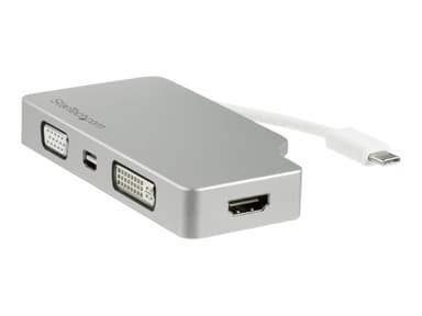 Startech USB-C Multiport Video Adapter 4K/1080p USB-C Uros DVI-D HDMI Mini DisplayPort VGA Naaras Hopea