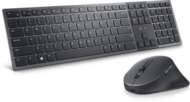 Dell Premier Collaboration Keyboard & Mouse - Km900 Nordiska länderna Sats med tangentbord och mus