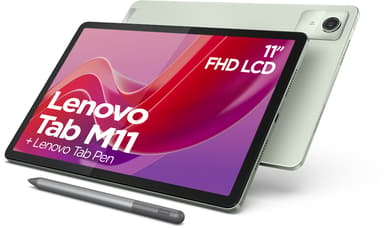 Lenovo Tab M11 + Penna 11" Helio G88 128GB 4GB Grön