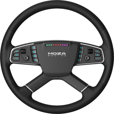 Moza Racing MOZA TSW Truck Wheel Musta Ohjauspyörä PC 