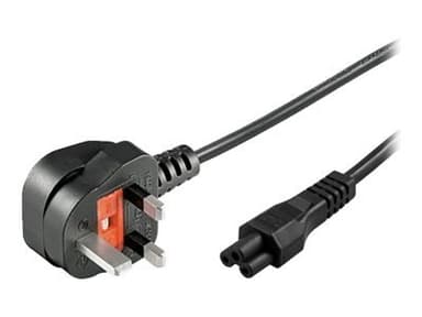 Deltaco DEL-109F-UK 3m Ström, BS 1363 Hane Ström IEC 60320 C5