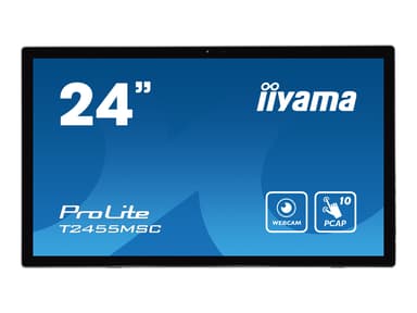 iiyama ProLite T2455MSC-B1 24" PCAP 10p-Touch FHD IPS 16:9 24" LED 400cd/m² 1920 x 1080pixels