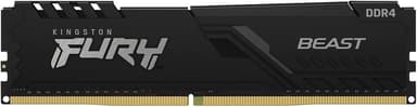 Kingston Kingston Technology FURY Beast muistimoduuli 8 GB 1 x 8 GB DDR4 8GB 3200MT/s 288-pin DIMM