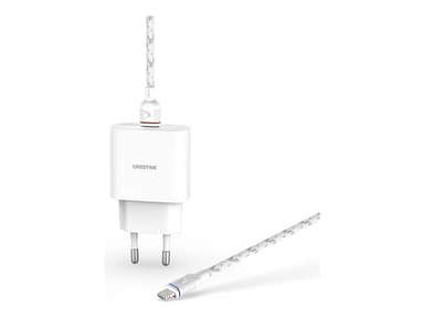 Unisynk 20W PD Slim Wall Charger + Lightning Cable 2m
