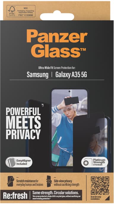 Panzerglass Ultra-wide Fit Privacy Samsung Galaxy A35 5G