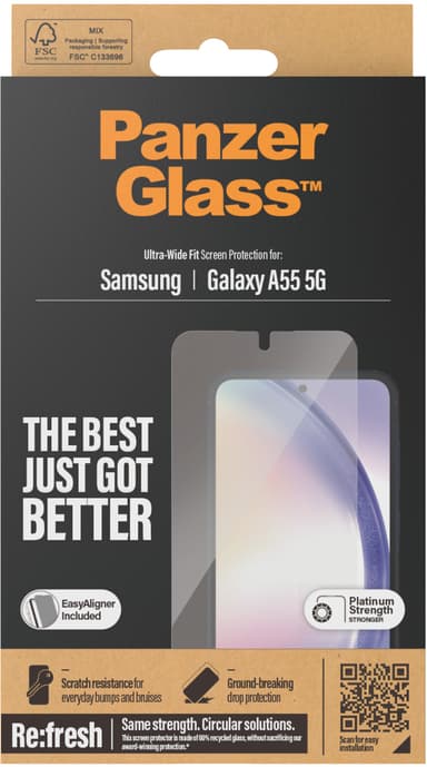 Panzerglass Ultra-Wide Fit Samsung Galaxy A55 5G
