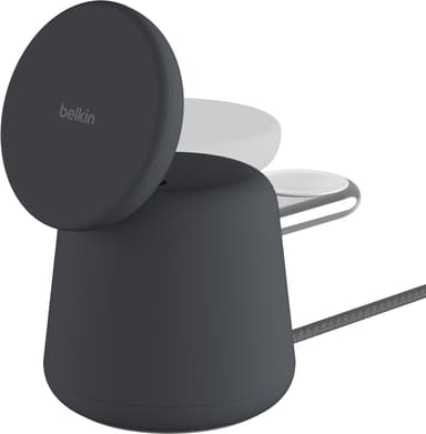 Belkin 2in1 Magsafe 15w Charging Stand Puuhiili 1.5m