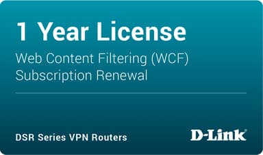 D-Link Dynamic Web Content Filtering License 1 Year 