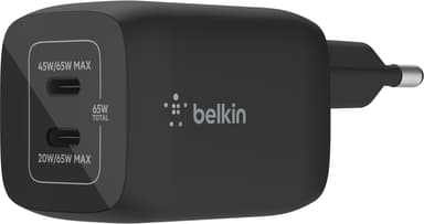 Belkin 65W USB-C Gan PD PPS Dual Wall Charger 
