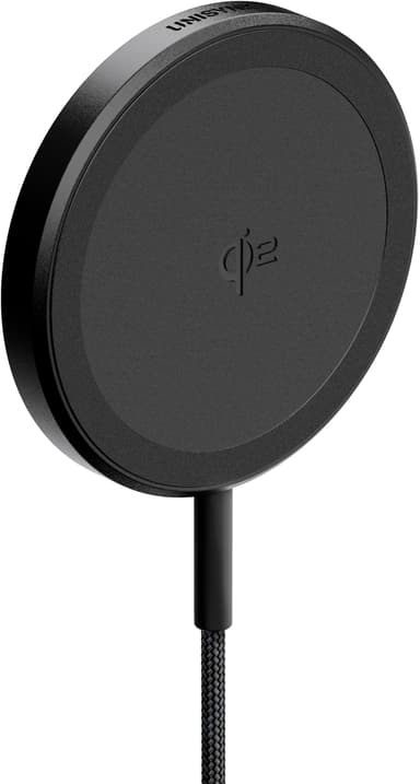 Unisynk Magnetic Wireless Charger Qi2 15W Musta 2m