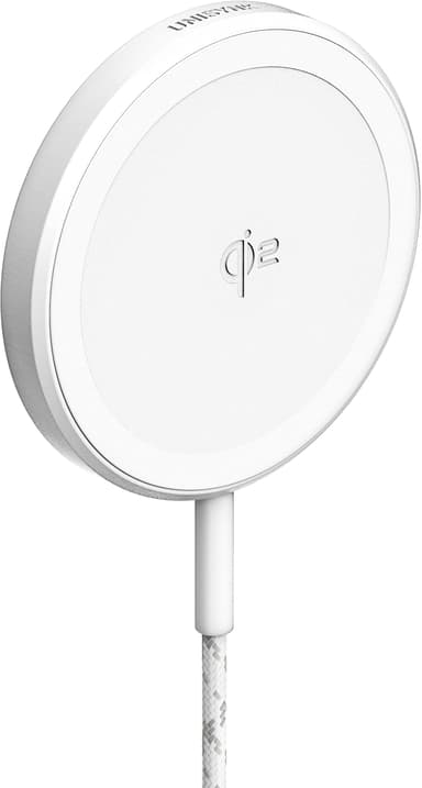 Unisynk Magnetic Wireless Charger Qi2 15W Valkoinen