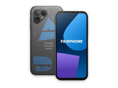 Fairphone 5 Kaksois-SIM Läpinäkyvä