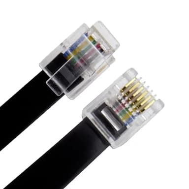 Diebold Nixdorf Connection Cable RJ12 - RJ12 3m Black 