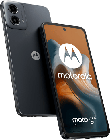 Motorola Moto G34 128GB Kaksois-SIM Charcoal black