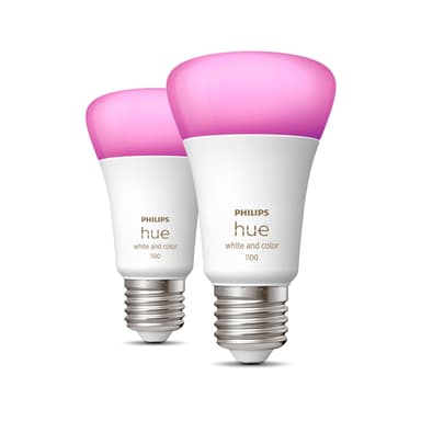 Philips Hue White Color Ambiance E27 1100lm 2-pack 