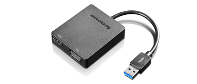 Lenovo Universal USB 3.0 To VGA/HDMI Adapter Ulkoinen Videoadapteri 