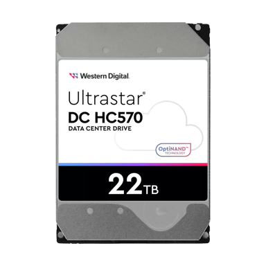 WD Ultrastar DC HC570 22TB 512E 3.5" 7200r/min SATA 6.0 Gbit/s HDD