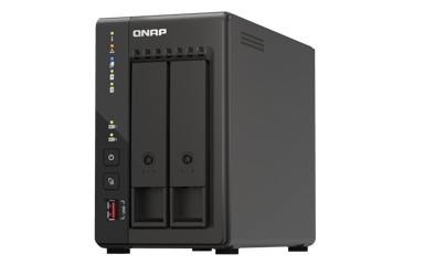 QNAP QNAP TS-253E NAS Tower Ethernet LAN Musta J6412 