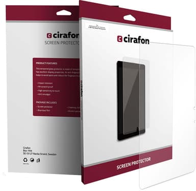 Cirafon Glass Plus Ultra-Wide Samsung Galaxy Tab S7 Samsung Galaxy Tab S8