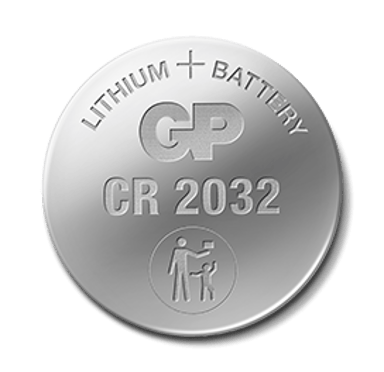GP Battery Button Cell Lithium CR2032 3V 4-Pack 