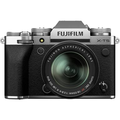 Fujifilm Fujifilm X -T5 + XF18-55mmF2.8-4 R LM OIS MILC 40,2 MP X-Trans CMOS 5 HR 7728 x 5152 pikseliä Hopea 