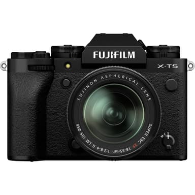 Fujifilm Fujifilm X -T5 + XF18-55mmF2.8-4 R LM OIS MILC 40,2 MP X-Trans CMOS 5 HR 7728 x 5152 pikseliä Musta 
