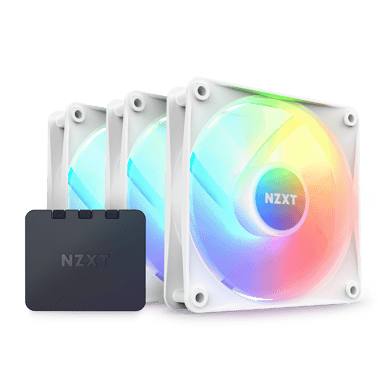 NZXT F120 RGB Core Triple Pack Tuuletin Valkoinen