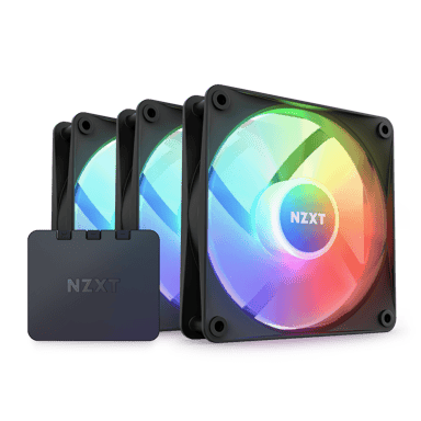 NZXT F120 RGB Core Triple Pack Tuuletin Musta