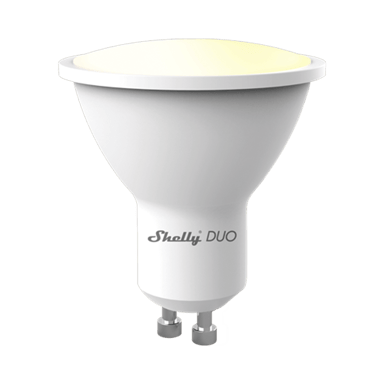 Shelly WiFi LED-bulb Duo GU10 
