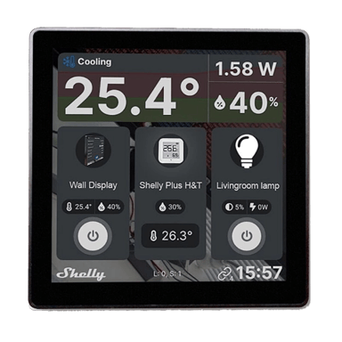 Shelly Wall Display Touch Panel 4" 