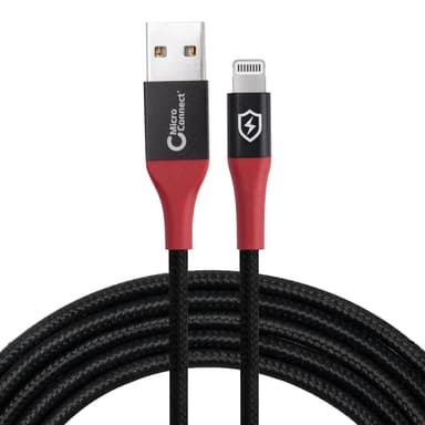 Microconnect USB-A To Lightning Data Blocker Cable 1.5m 1.5m Musta