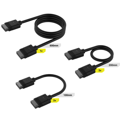 Corsair iCUE LINK Cable Kit Straight Connectors 