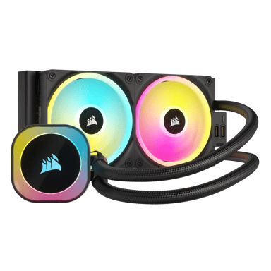Corsair iCUE LINK H100i RGB Black Nestejäähdytyspakkaus Musta