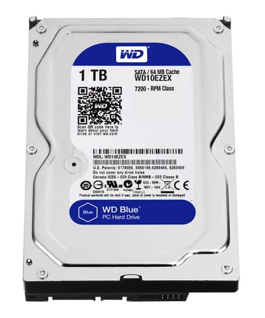 WD Blue 1TB 3.5" 7200r/min SATA 6.0 Gbit/s HDD