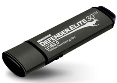 Kanguru Defender Elite30 Secure 8GB USB A-tyyppi Musta